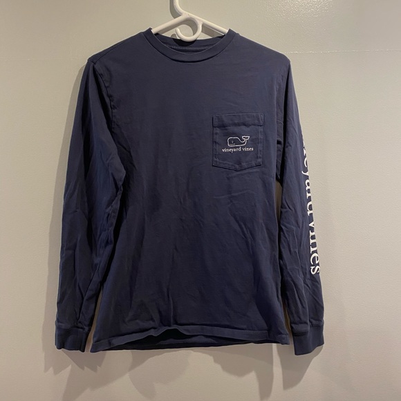 Vineyard vines navy long sleeve tshirt - Picture 1 of 3